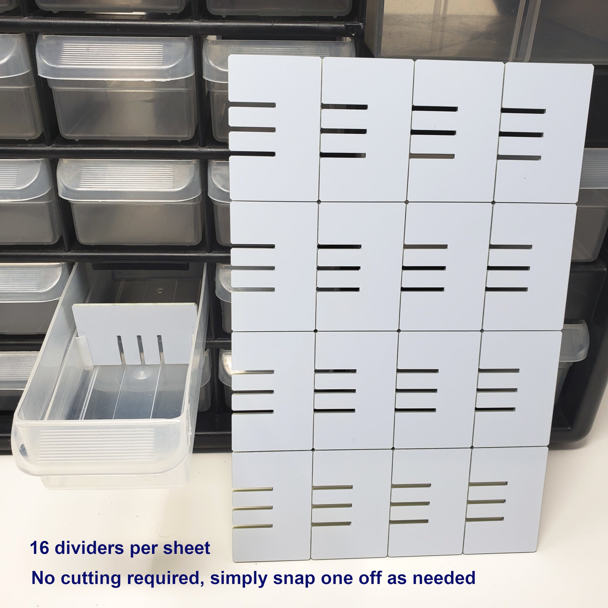 Bin Dividers for Akro-Mils Small Parts Organizers by Steve